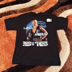 NWOT Vintage 1999 Stone Cold Steve Austin 316 WWF T-Shirt Double Stitch XL 23x32